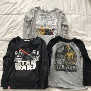 Boys Star Wars shirt bundle